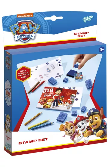 Zestaw pieczątek stempli Psi Patrol