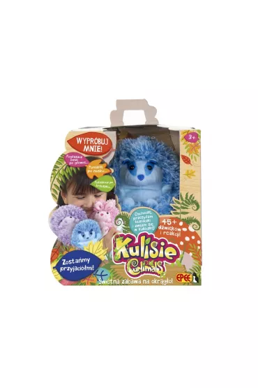 Kulisie - plusz interaktywny niebieski Borsuk