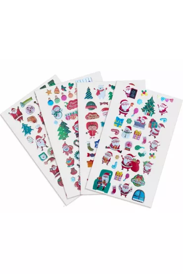 Świąteczne naklejki piankowe