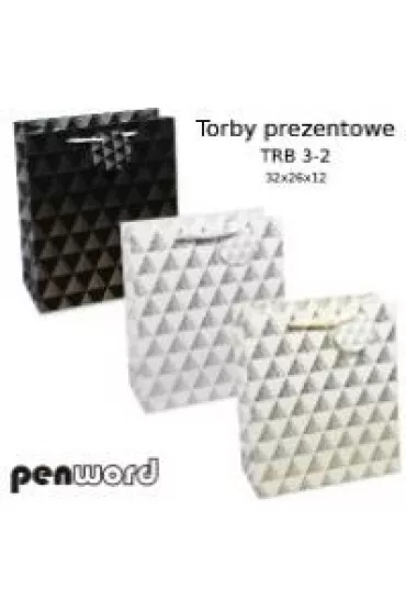 Torebka prezentowa 26x32x11cm MIX