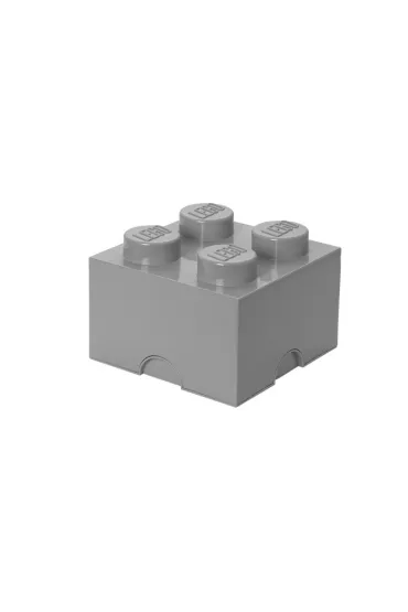 Pojemnik klocek LEGO Brick 4 Szary