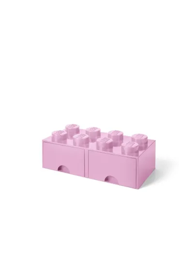 Szuflada klocek LEGO Brick 8 Jasnoróżowa