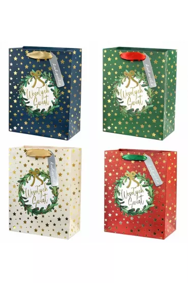 Torba QM Boże Narodzenie wieniec MIX