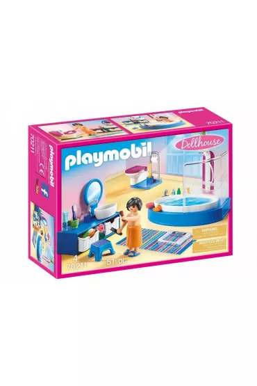 Playmobil Dollhouse Łazienka z wanną 70211