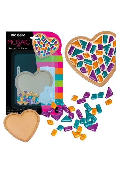 Mozaika szklana - Serce