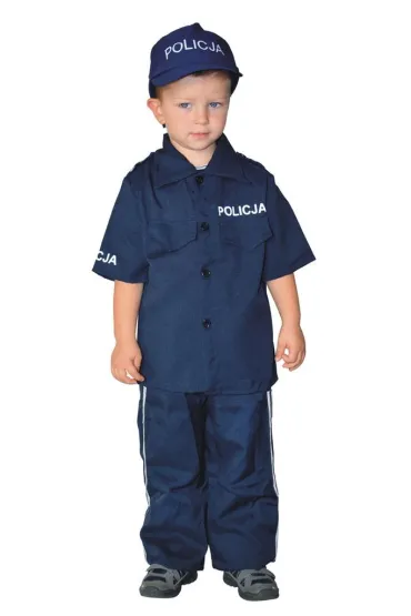 Strój dziecięcy - Policjant lux - rozmiar M