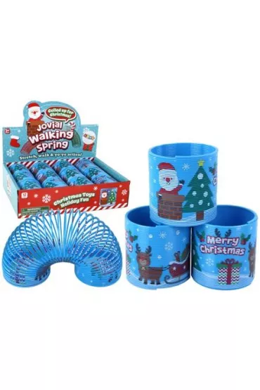 Sprężyna z motywem świątecznym 6cm