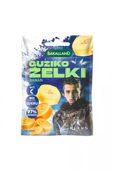 Kleks Guziko żelki bananowe