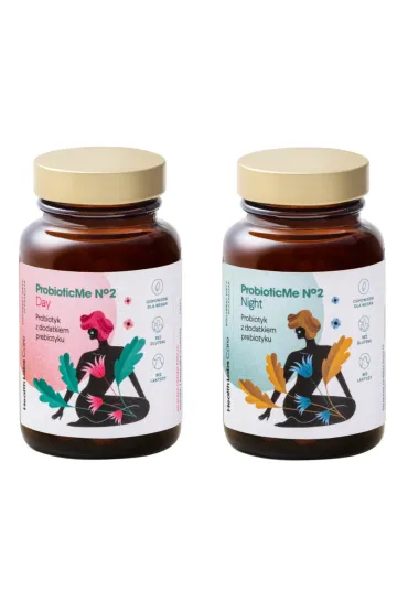 Zestaw dla kobiet ProbioticMe No.2 Day suplement diety + ProbioticMe No.2 Night - suplement diety