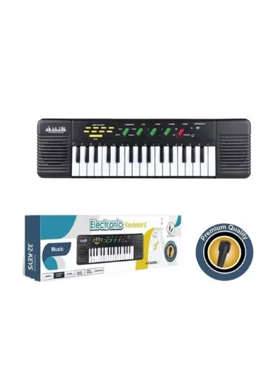 Keyboard z mikrofonem