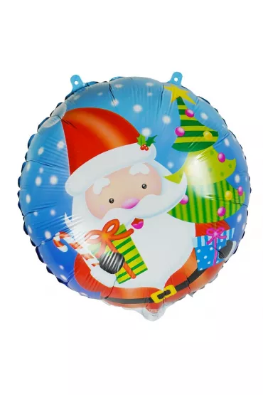 Świąteczny balon foliowy okrągły