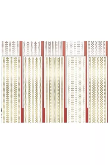 Naklejki na folii 9x30cm MIX