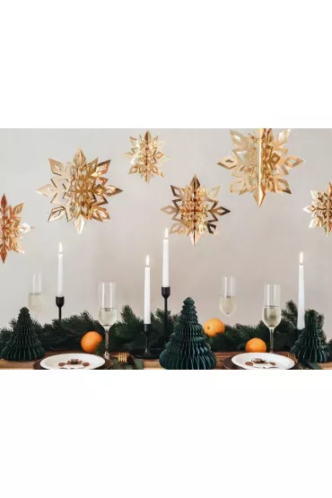 Zawieszki dekoracyjne śnieżynki