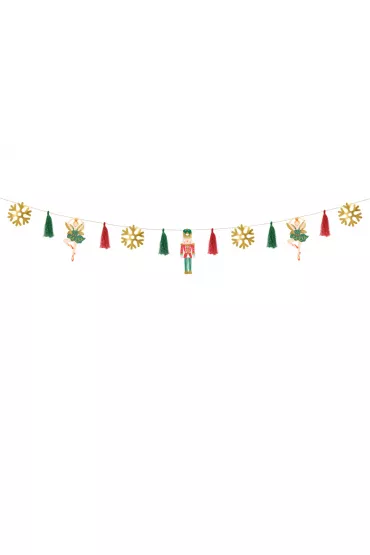 Girlanda papierowa Dziadek do orzechów