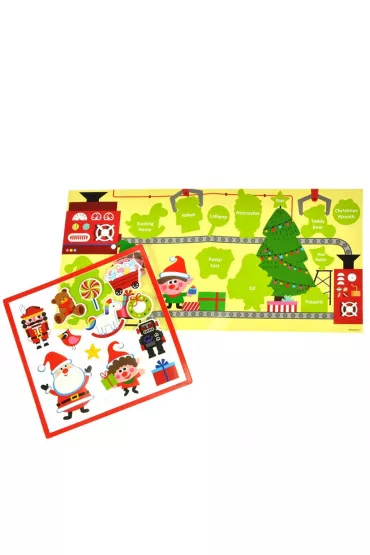 Świąteczne naklejki z planszą