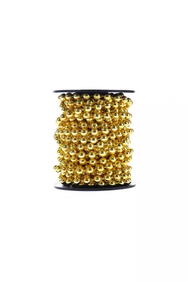 Łańcuch z koralami na szpuli