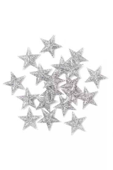 Gwiazdki samoprzylepne z brokatem