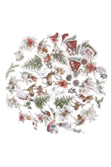 Kształty papierowe Lovable Chrismas