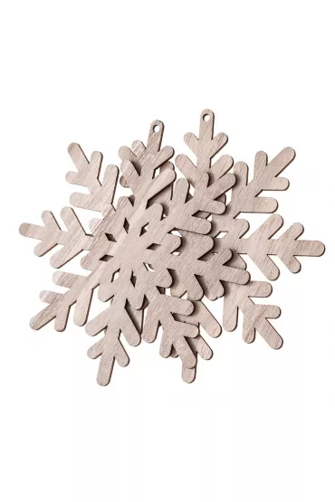 Baza drewniana - śnieżynki