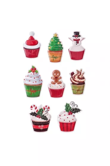 Naklejki puffy muffinki