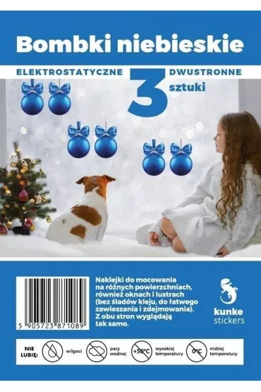 Bombki dwustronne elektrostatyczne