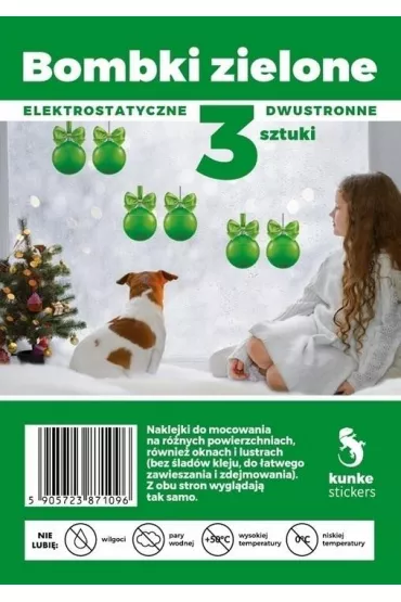 Bombki dwustronne elektrostatyczne