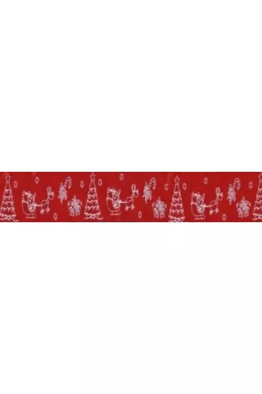 Wstążka satynowa Boże Narodzenie WSX12-8