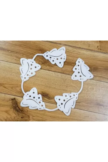 Dekoracja piankowa choinki