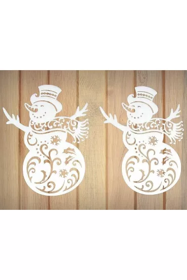 Dekoracja piankowa bałwanek