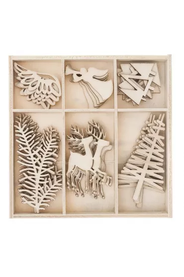 Kształty z drewna - święta 4