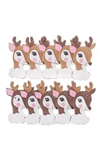 Naklejki 3D z piankami bambi