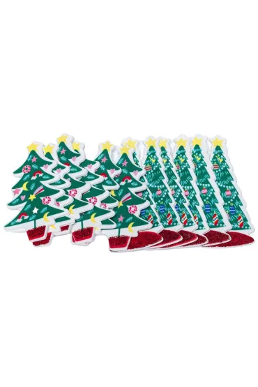 Naklejki z pianki choinki