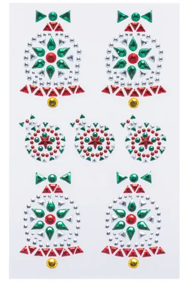 Dżety samoprzylepne dzwonki i bombki