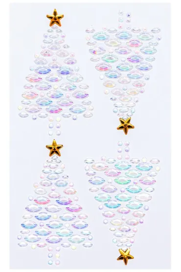 Dżety samoprzylepne choinki