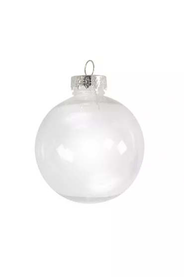 Bombka przezroczysta zrób to sam