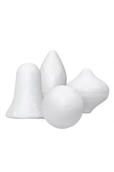 Zestaw bombek styropianowych do dekoracji