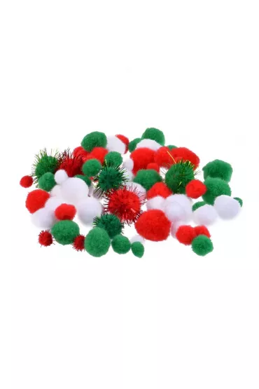 Pomponiki do zestawu zrób to sam