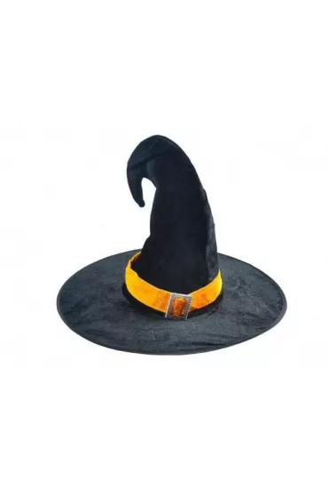 Kapelusz czarownicy czarny 32x32cm