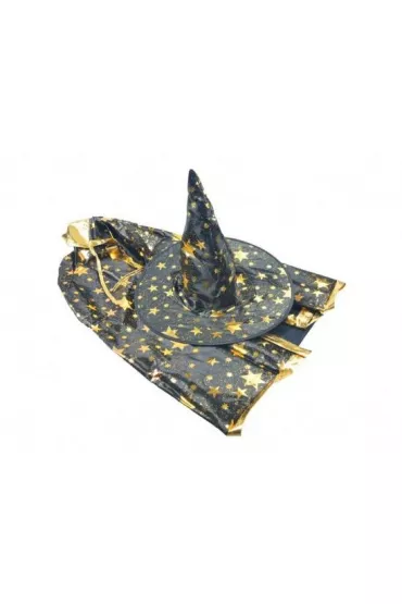 Płaszcz i kapelusz czarownicy