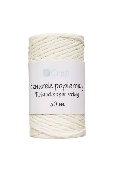 Sznurek papierowy skręcany