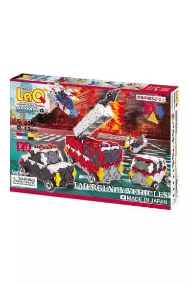  Klocki edukacyjne Emergency Vehicles