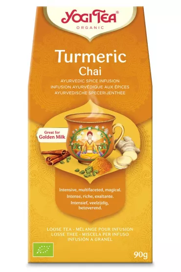 Herbatka złoty chai z kurkumą sypana (turmeric chai)