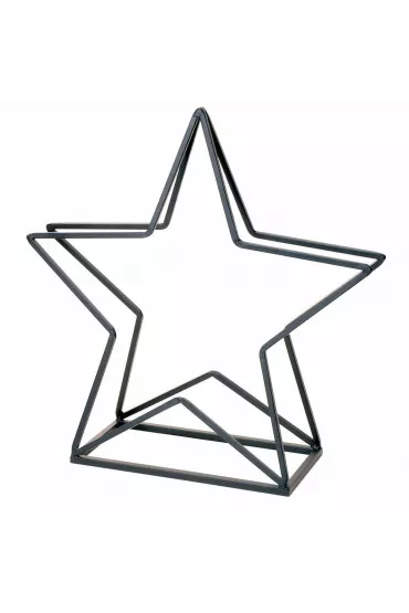 Kosz na drewno w kształcie gwiazdy