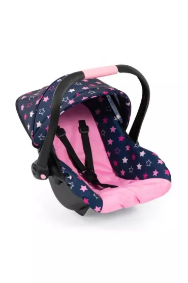 Bayer Siedzonko do samochodu Deluxe z baldachimem, granatowo różowe 67916AA