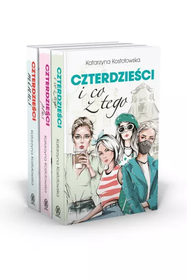 Pakiet Czterdzieści. Tomy 1-3: Czterdzieści minus, Czterdzieści plus, Czterdzieści i co z tego