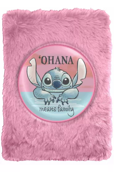 Notatnik w pluszowej okładce Stitch ST00034