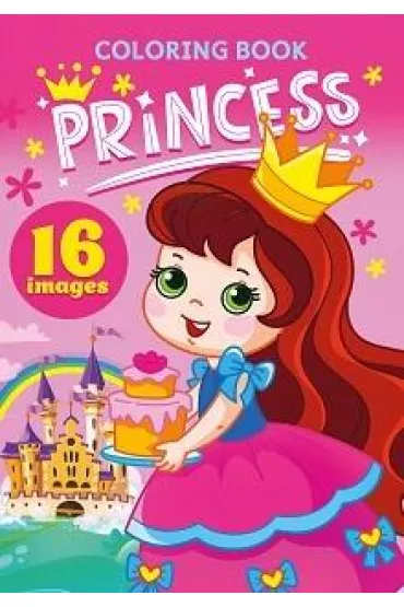 Kolorowanka A5 16 obrazków Księżniczka