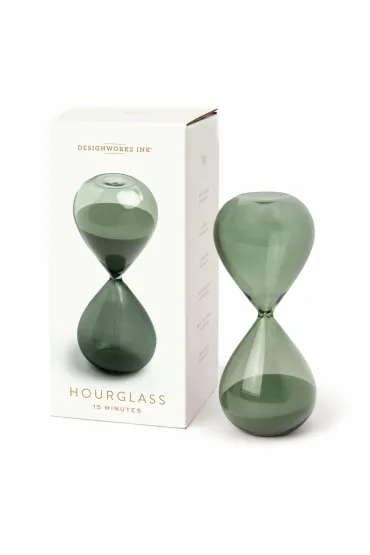 Klepsydra biurkowa - evergreen 15min
