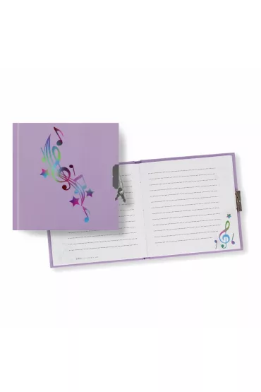 Pamiętnik na kłódkę Music