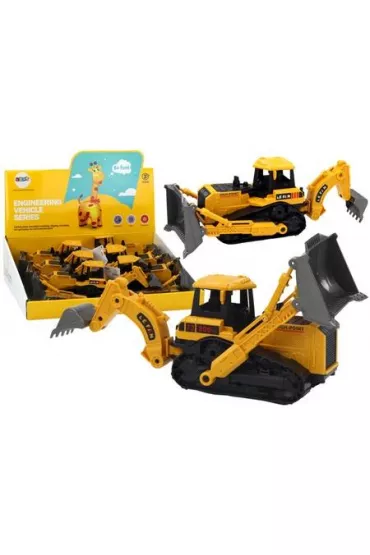 Koparka gąsienicowa 2 łyżki żółta